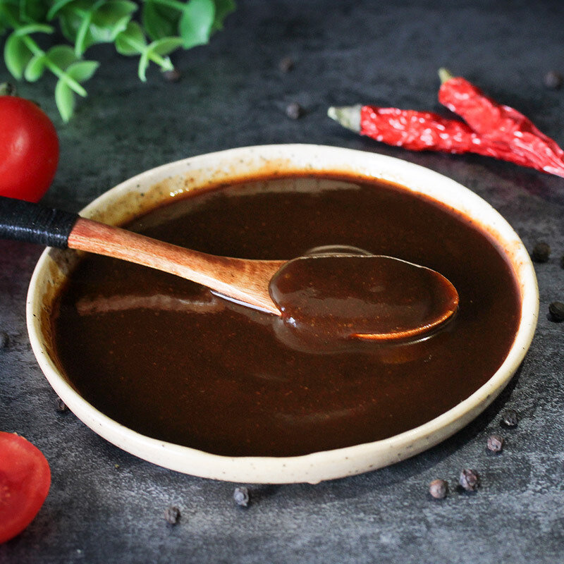 天山红黑胡椒酱挤挤装230g烤肉酱牛排酱