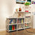 全球龙 书架简易创意儿童书架置物架客厅落地储物架卧室学生书柜现代简约2es(巴洛克三层大号)第2张高清大图
