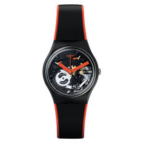 斯沃琪(Swatch)手表 色彩密码透视系列 石英男女表 红色轮廓GB290