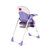 神马儿童餐椅多功能便携式宝宝餐椅 婴儿餐椅 宝宝吃饭餐桌椅C-C(紫色)第2张高清大图
