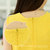 DELUXSEY 纯黄色菱格压花无袖连体裤 女士夏季短裤裙 韩版新款大码潮服(黄色 XL)第4张高清大图