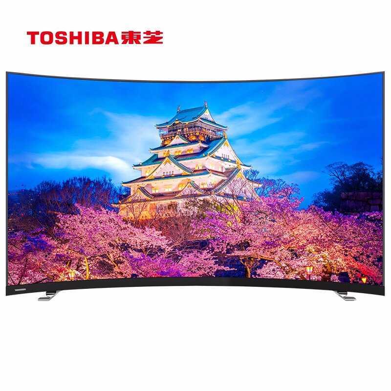 东芝(toshiba) 55u6880c 55英寸 曲面电视4k超高清电视ai人工智能电视