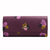COACH 蔻驰 女士新款花卉印花涂层帆布柔软钱包53751(紫色)第3张高清大图