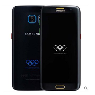 Samsung/三星 Galaxy S7 Edge SM-G9350 双卡曲屏全网通4G手机 奥运收藏版(黑色)