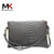莫尔克（MERKEL）新款女手包单肩包手拿包时尚鳄鱼纹斜跨手包手机包休闲零钱包(黑色)第3张高清大图