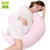 枕工坊全能枕孕妇护腰枕孕妇枕头ZGF-YF10(暖粉色 水晶绒)第4张高清大图