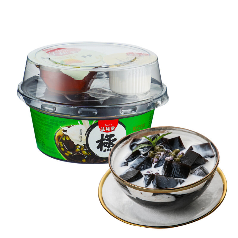 生和堂绿豆味奶香龟苓膏222g2果冻布丁国美甄选