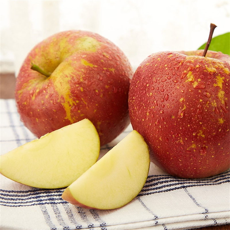 誉福园云南昭通丑苹果彩箱12枚8085mm产地直供肉质脆甜香甜可口