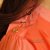 2013夏装新品新款 纯色 拼接休闲衬衫衬衣女装CS505(橘红色 XXL)第4张高清大图
