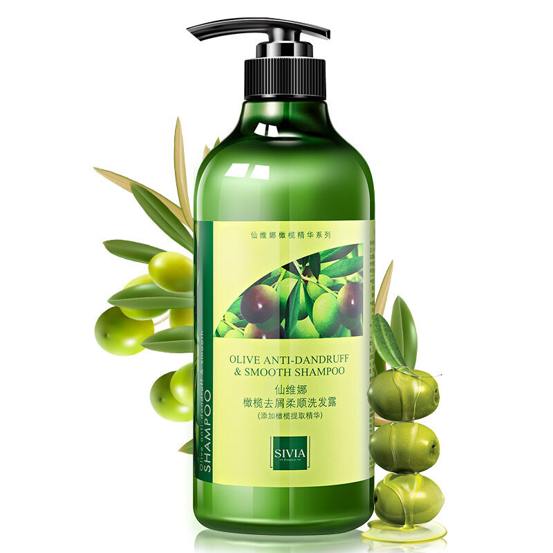 仙维娜橄榄去屑柔顺洗发露750ml男士女士通用洗头水洗头膏