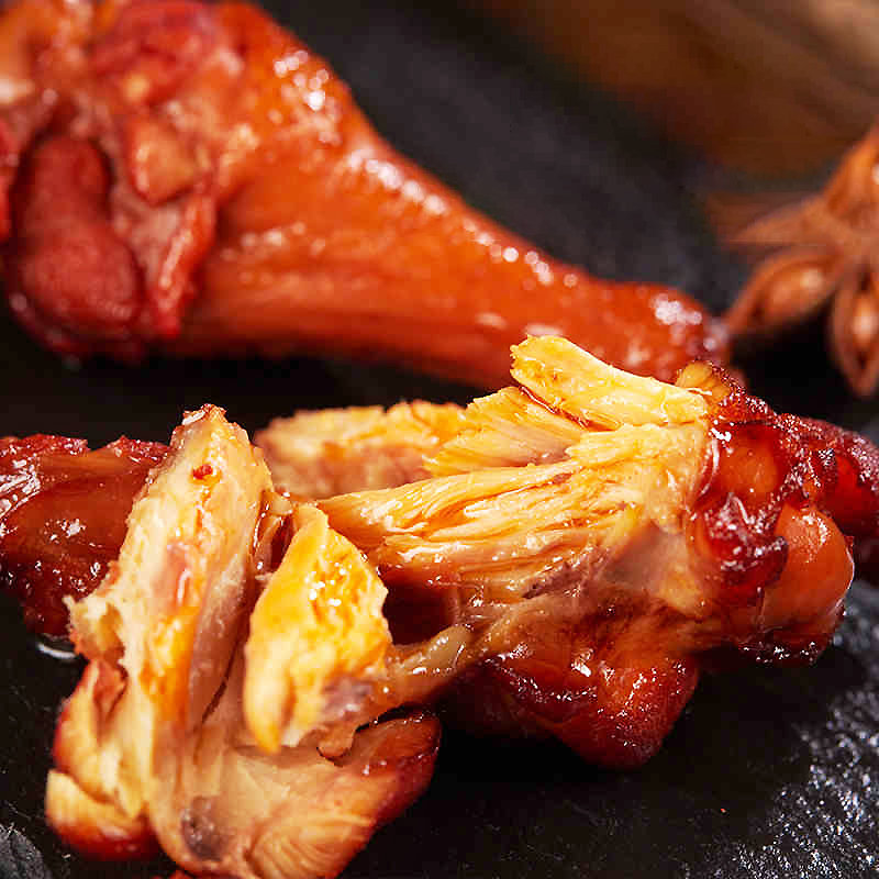傻丫丫烤鸭小腿香辣鸭翅根35克8支