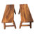 卡里鳄防腐木长板凳试鞋凳KLE—TYR028木头长条凳木质中式木凳子第3张高清大图