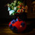 德化陶瓷复古摆件欧式花瓶家居客厅装饰品大号花瓶瓷器(21cm荷口瓶红之蓝)第3张高清大图