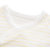 emimi 爱米米 日本原产 婴儿纯棉短款内衣和尚服 0-3个月(新生儿（0-3个月） 黄色条纹短款)第2张高清大图