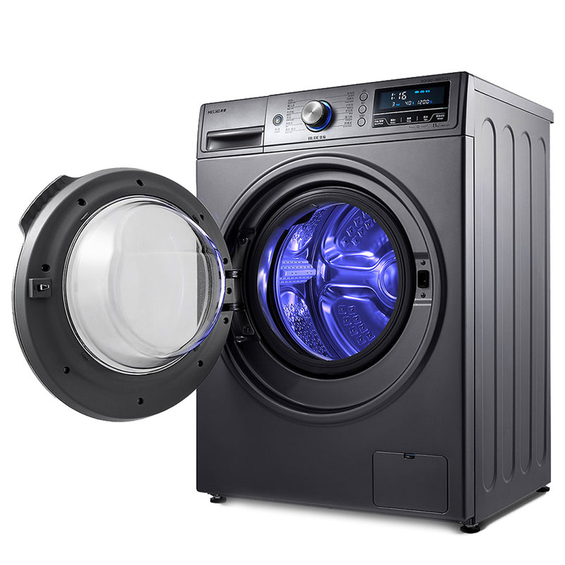 美菱(meiling) xqg80-98btlq1 8公斤 滚筒 洗衣机 直流变频 1200转 灰