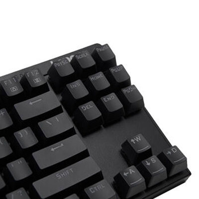 联想（Lenovo）MK100 87键 游戏机械键盘 黑色 青轴