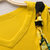 VEGININA  碎花小清新A字女装气质两件套装裙子 9672(黄色 XXL)第4张高清大图