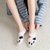 短袜女卡通可爱韩版猫爪棉袜(5双装混色)第4张高清大图