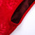 南极人秋冬女士蕾丝方领贴绒修身打底加绒加厚保暖背心(20132红色)第4张高清大图