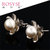 ROSYSE流行色925纯银天然珍珠耳钉0510E第3张高清大图
