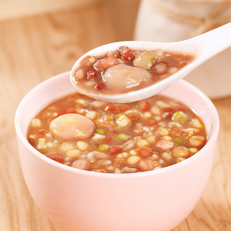 泰奇八宝粥桂圆莲子礼盒装370g*12罐 国美超市甄选