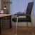 俊采云JCY-B11办公椅舒适久坐会议室椅弓形网电脑椅家用靠背四腿网椅（单位：把）(黑色)第3张高清大图