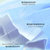 蓝禾医疗新国标儿童卫生口罩可爱小猫印花M号5片独立装 新国标口罩 独立包装 造型可爱第5张高清大图