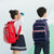 卡拉羊小学生书包 儿童透气超轻减负休闲背包 2-5年级玫红色 国美超市甄选第5张高清大图