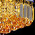 TCL客厅灯圆形水晶灯LED吸顶灯卧室灯现代简约大气1021(直径48厘米分段遥控版)第5张高清大图