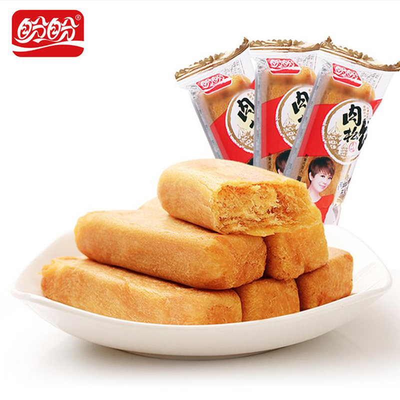 盼盼食品手肉松条1020g整箱装糕点零食早餐点