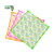 尚岛宜家 七层印花洗碗巾（三片装） 袋装(多种颜色 随机)第4张高清大图