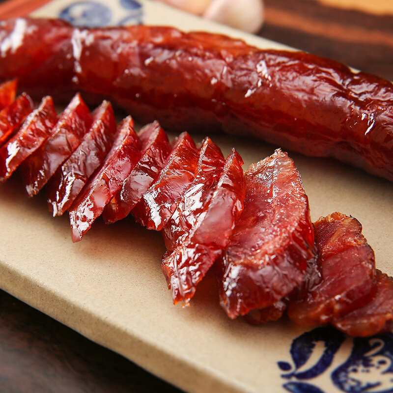 唐人神手工腊肠400g8分瘦熟食腊味湖南特产咸味香肠腊肉二八肥瘦湘