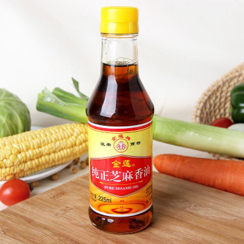 金莲纯正香麻油225ml瓶