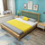 物槿 北欧实木床 LH-01(1.8米*2米原木色 单床+2床头柜)第4张高清大图