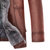 南极人皮衣男式绵羊皮羽绒服 男羊羔毛翻领皮衣冬装外套 51111(红棕)第4张高清大图