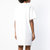 KENZO女士米白色纯棉字母印花短袖半袖连衣裙2RO868985-01S码米白色 时尚百搭第6张高清大图