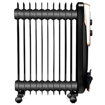 美的（Midea）11片电油汀NY2011-16JW取暖器 电暖器 电暖气 （智能恒温 新型镂空散热片 舒适安全）