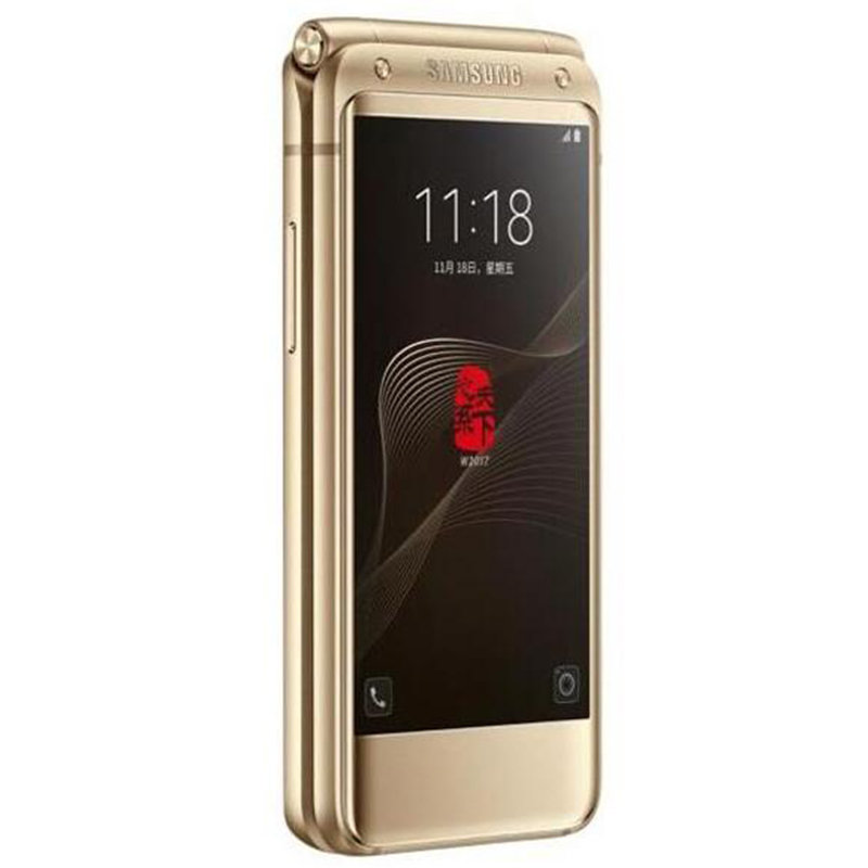 三星samsungw20172017电信4g双模手机电信定制版4gram64grom奢华金