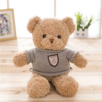 可爱泰迪熊抱抱熊抱枕婚庆公仔布娃娃毛绒玩具七夕礼物送女生玩偶(浅棕色 55厘米)