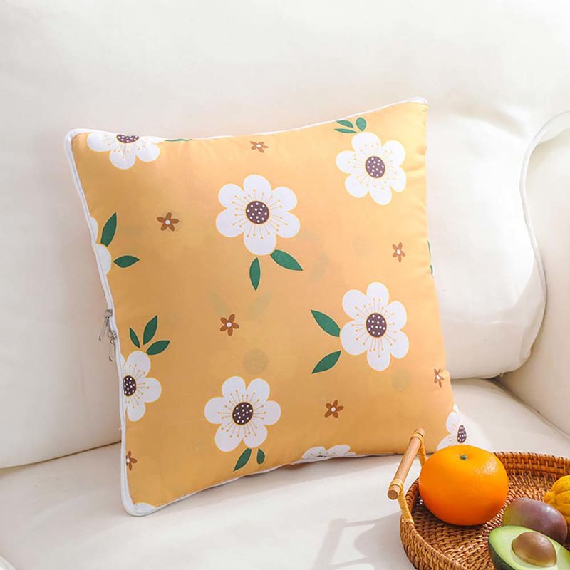 樵纪优舒绒护腰靠垫芯单人抱枕被子小鹿40x40cm一款多用款式多选