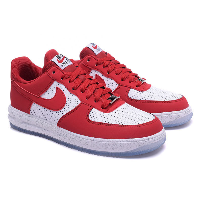 nike air force 1 low retro复刻男子运动鞋(红白 41)