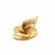 国美黄金 蹄莲汀语戒指（金色）2103K041(925)第4张高清大图