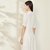 真丝显瘦连衣裙(白色 170/92A)第2张高清大图