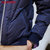 鸭鸭2017秋冬新款男装纯色立领羽绒服男短款简约时尚休闲A-56135(深蓝色 185)第2张高清大图