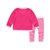 Oissie 奥伊西 1-4岁女宝宝纯棉套头毛衣上衣加毛裤(90厘米（建议18-24个月） 玫红色)第2张高清大图