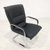 宏图景时弓形办公椅皮椅HTJS-Y029(黑色 02款)第2张高清大图