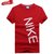 耐克夏季新款情侣运动服短袖休闲运动男女半袖T恤(红色 S)第3张高清大图