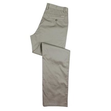 DANUO狄亚诺 男士商务休闲直筒裤修身纯棉裤子(卡其-16 40)