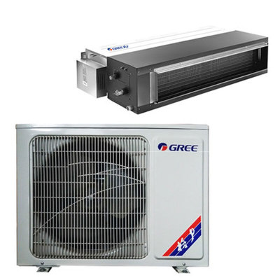 格力(GREE) FGR2.6/D一拖一风管机 格力中央空调D系列 冷暖静音超薄 大1匹格力空调 包安装 包修6年(灰色 包安装费)