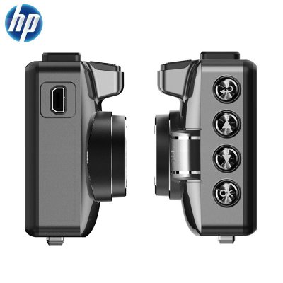 HP惠普行车记录仪F558高清1440P高清夜视迷你智能行车辅助一体机